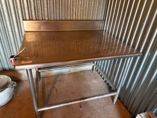 Heavy-Duty Stainless Steel Commercial Work / Prep Table 36" x 48" with (2) Can Openers