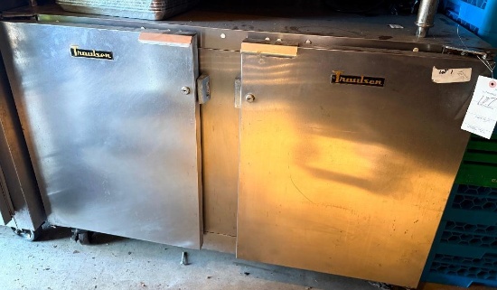 Traulsen Model UHT48-ZPF01 Two-Door Commercial Undercounter Refrigerator