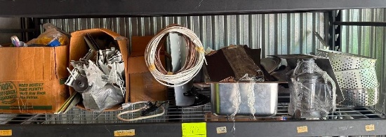 Misc Shelf Lot - Assorted Commercial Restaurant Equipment, Parts & Kitchen Supplies, etc