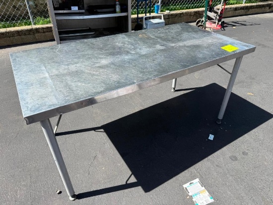Commercial Folding Stainless Steel Work/Prep Table
