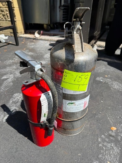 (2) Commercial Fire Extinguishers
