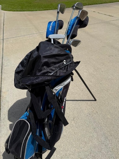 Precise & King Cobra Golf Clubs with Stand Bag