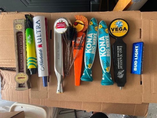 Beer Tap Handles & Bar Accessories Stella Artois, Kona, Michelob Ultra, First Magnitude & More