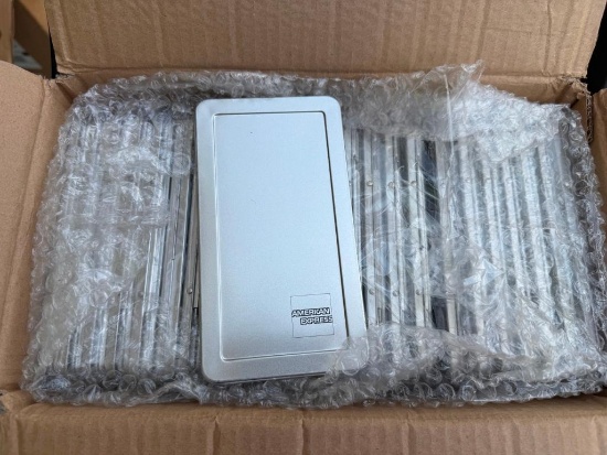 Case of American Express Metal Tin Check Presenters