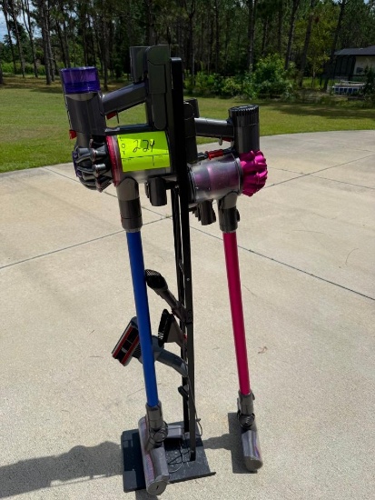 (2) Dyson Cordless Stick Vacuums & Attachments