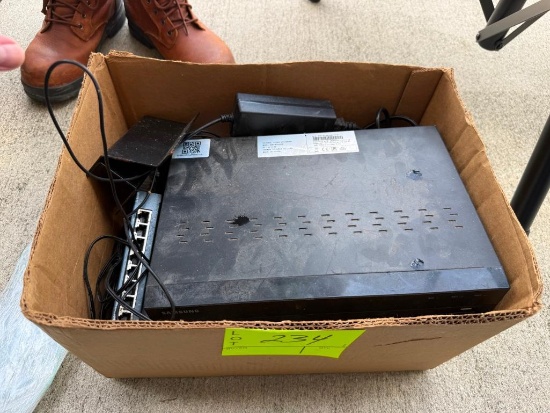Samsung Digital Video Recorder, Cisco Network Equipment, TP-Link Switch, Cables & Accessories