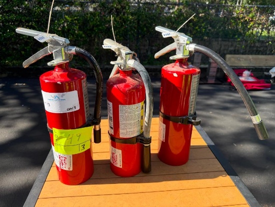 (3) Fire Extinguishers