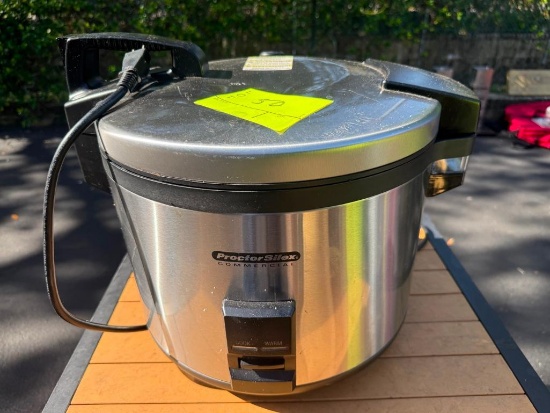 Proctor Silex Commercial 60-Cup Rice Cooker/Warmer Model 37560R