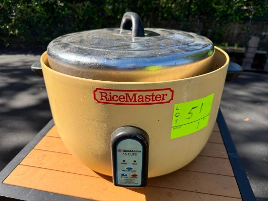 RiceMaster 55-Cup Commercial Electric Rice Cooker Model 57155