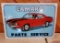 Camero Metal Sign