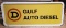 Gulf Auto Diesel Sign