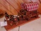 Handmade Wooden Horse And Wagon
