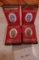 4 Prince Albert Pipe Tobbaco Tins