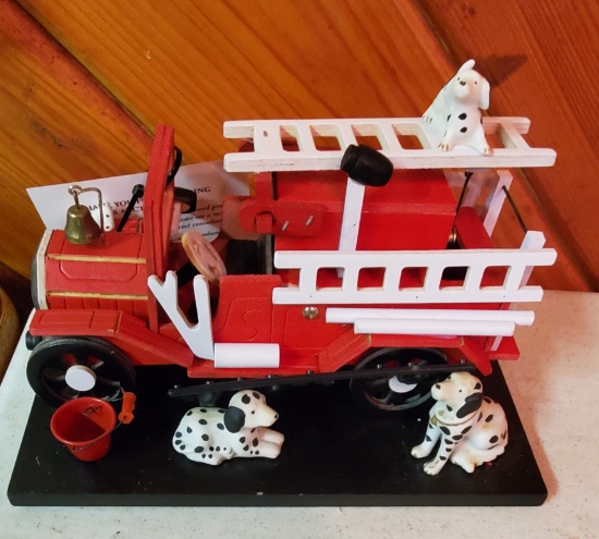Music Wind Up Fire Truck