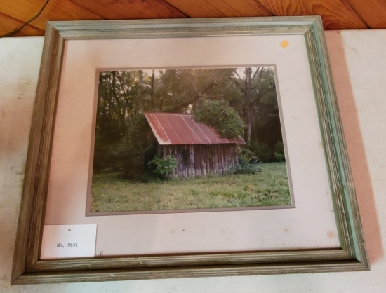 Framed Photo Barn