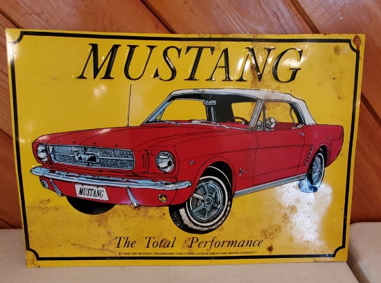 Mustang Metal Sign