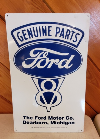 Ford V8 Metal Sign