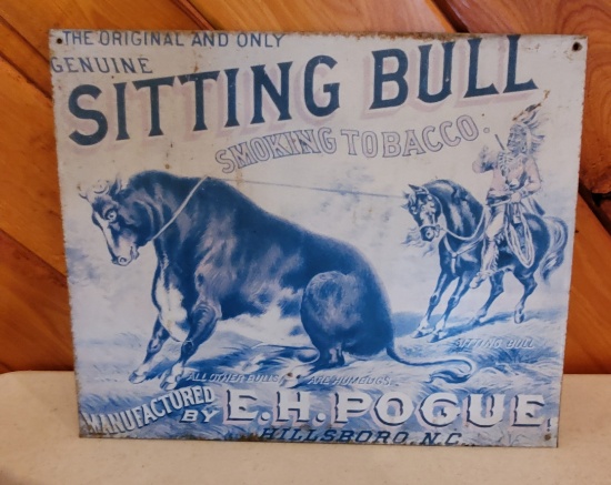 Sitting Bull Metal Sign