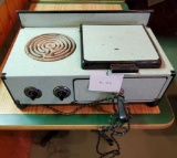 Vintage Enamal Counter Top Stove