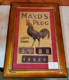 Mayo's Framed Advert
