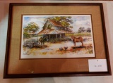 Farm Scene Framed Print