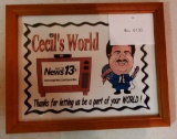 Cecil's World Framed