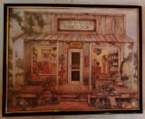 Framed Shop Scene