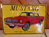 Mustang Metal Sign