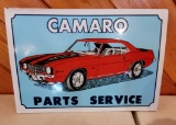 Camero Metal Sign