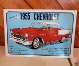 1955 Chevrolet Metal Sign