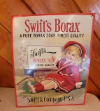 Swift's Borax Metal Sign