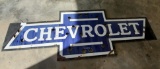 Original Porcelain Chevrolet Sign
