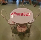 Coca-cola Table & Chairs