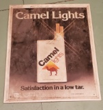 Camel Lights Metal Sign