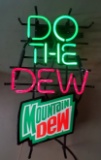 Neon Mountain Dew Sign