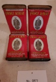 4 Prince Albert Pipe Tobbaco Tins