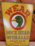 Duck Head Overalls Sign