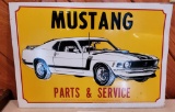 Mustang Metal Sign