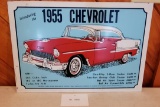 1955 Chevrolet Metal Sign