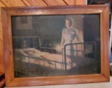 Nurse & Baby Framed Picture