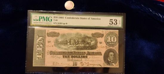 1864 $10 Note