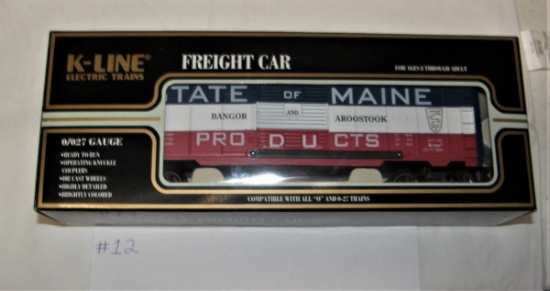 K-Line Freight Car State of Maine