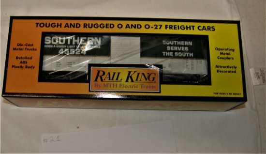 Rail King Scale 0/027 Southern Box Car