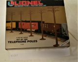 Lionel 10 Telephone Poles