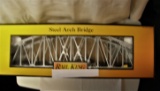 Rail King Steel Arch Bridge - Silver