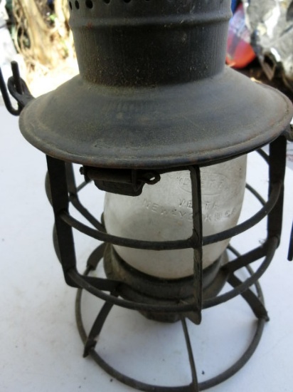 Vintage Dressel R.R. Lantern with Dietz Globe