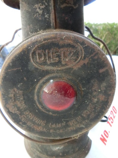 Vintage Dietz Driving Lantern "Red Dot"