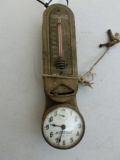 Rare Minneapolis Thermometer and Clock 