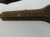 Brown's Mule Plug Cutter 