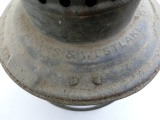 C & O R.R. Lantern with Matching Globe